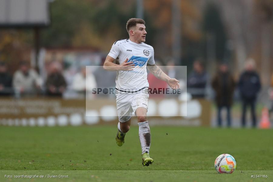 Sandro Kramosch, Sportgelände, Karlburg, 26.11.2022, sport, action, Fussball, BFV, November 2022, Saison 2022/2023, 23. Spieltag, Landesliga Nordwest, ASV, TSV, ASV Rimpar, TSV Karlburg - Bild-ID: 2347186