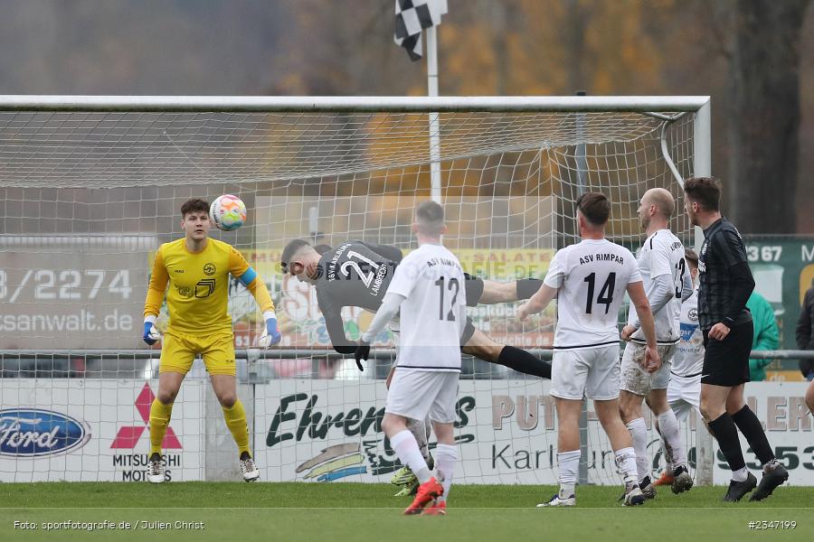 Max Lambrecht, Sportgelände, Karlburg, 26.11.2022, sport, action, Fussball, BFV, November 2022, Saison 2022/2023, 23. Spieltag, Landesliga Nordwest, ASV, TSV, ASV Rimpar, TSV Karlburg - Bild-ID: 2347199
