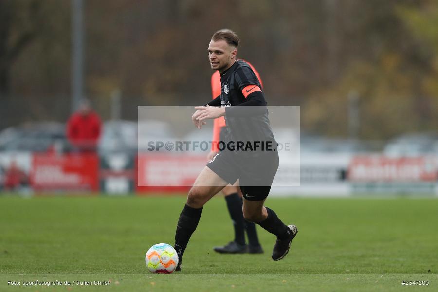 Marvin Schramm, Sportgelände, Karlburg, 26.11.2022, sport, action, Fussball, BFV, November 2022, Saison 2022/2023, 23. Spieltag, Landesliga Nordwest, ASV, TSV, ASV Rimpar, TSV Karlburg - Bild-ID: 2347200