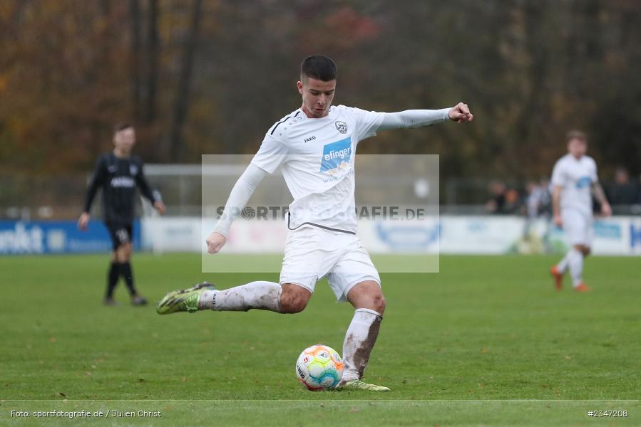 Louis Reinhart, Sportgelände, Karlburg, 26.11.2022, sport, action, Fussball, BFV, November 2022, Saison 2022/2023, 23. Spieltag, Landesliga Nordwest, ASV, TSV, ASV Rimpar, TSV Karlburg - Bild-ID: 2347208 Louis Reinhart, Sportgelände, Karlburg, 26.11.2022, sport, action, Fussball, BFV, November 2022, Saison 2022/2023, 23. Spieltag, Landesliga Nordwest, ASV, TSV, ASV Rimpar, TSV Karlburg - Bild-ID: 2347208