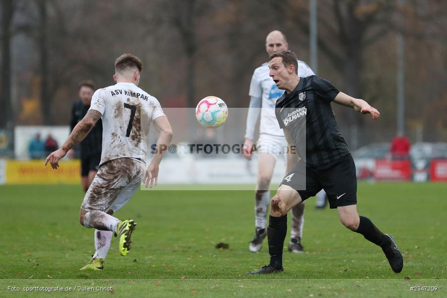 Sebastian Fries, Sportgelände, Karlburg, 26.11.2022, sport, action, Fussball, BFV, November 2022, Saison 2022/2023, 23. Spieltag, Landesliga Nordwest, ASV, TSV, ASV Rimpar, TSV Karlburg - Bild-ID: 2347209 Sebastian Fries, Sportgelände, Karlburg, 26.11.2022, sport, action, Fussball, BFV, November 2022, Saison 2022/2023, 23. Spieltag, Landesliga Nordwest, ASV, TSV, ASV Rimpar, TSV Karlburg - Bild-ID: 2347209