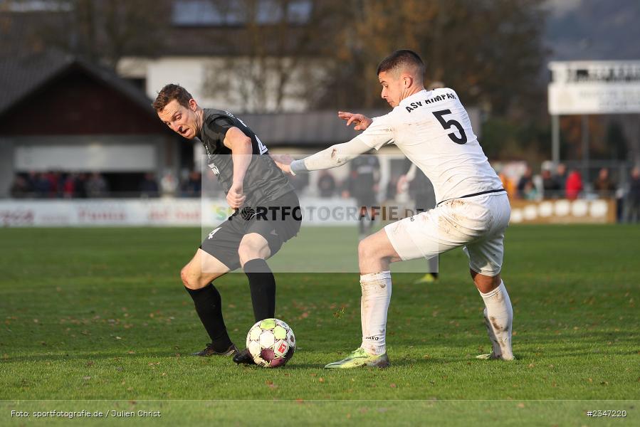 Sebastian Fries, Sportgelände, Karlburg, 26.11.2022, sport, action, Fussball, BFV, November 2022, Saison 2022/2023, 23. Spieltag, Landesliga Nordwest, ASV, TSV, ASV Rimpar, TSV Karlburg - Bild-ID: 2347220