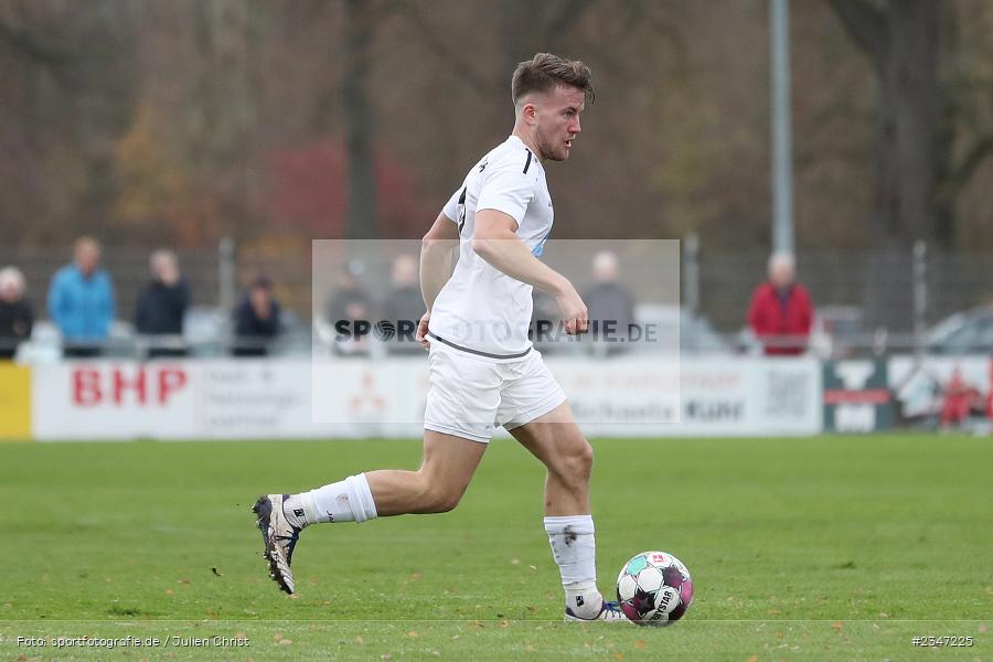 Lukas Behringer, Sportgelände, Karlburg, 26.11.2022, sport, action, Fussball, BFV, November 2022, Saison 2022/2023, 23. Spieltag, Landesliga Nordwest, ASV, TSV, ASV Rimpar, TSV Karlburg - Bild-ID: 2347225