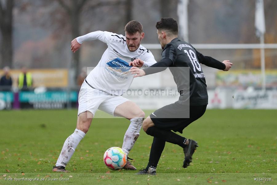 Moritz Fischer, Sportgelände, Karlburg, 26.11.2022, sport, action, Fussball, BFV, November 2022, Saison 2022/2023, 23. Spieltag, Landesliga Nordwest, ASV, TSV, ASV Rimpar, TSV Karlburg - Bild-ID: 2347228