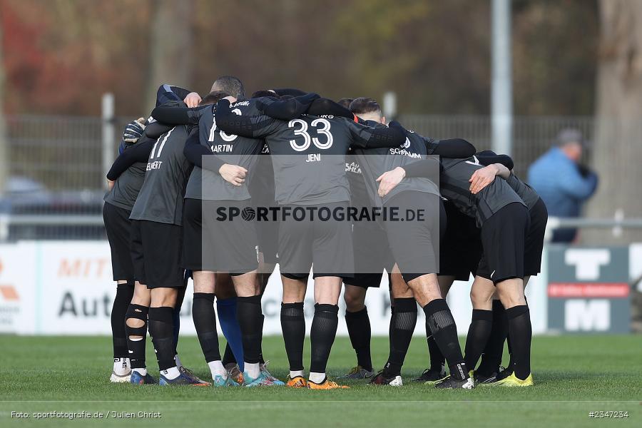 Mannschaftskreis, Sportgelände, Karlburg, 26.11.2022, sport, action, Fussball, BFV, November 2022, Saison 2022/2023, 23. Spieltag, Landesliga Nordwest, ASV, TSV, ASV Rimpar, TSV Karlburg - Bild-ID: 2347234