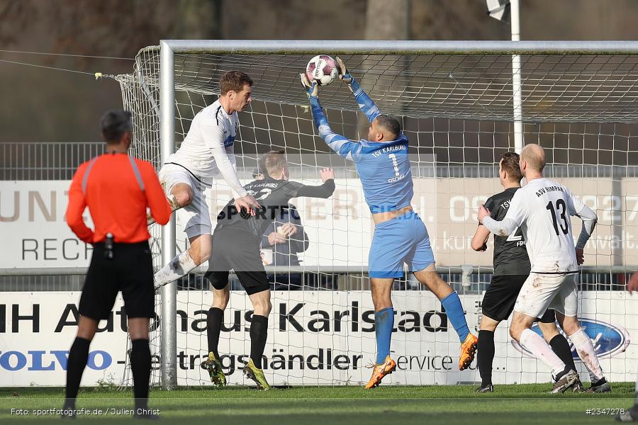 Marvin Fischer-Vallecilla, Sportgelände, Karlburg, 26.11.2022, sport, action, Fussball, BFV, November 2022, Saison 2022/2023, 23. Spieltag, Landesliga Nordwest, ASV, TSV, ASV Rimpar, TSV Karlburg - Bild-ID: 2347278 Marvin Fischer-Vallecilla, Sportgelände, Karlburg, 26.11.2022, sport, action, Fussball, BFV, November 2022, Saison 2022/2023, 23. Spieltag, Landesliga Nordwest, ASV, TSV, ASV Rimpar, TSV Karlburg - Bild-ID: 2347278