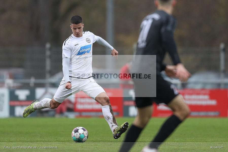 Louis Reinhart, Sportgelände, Karlburg, 26.11.2022, sport, action, Fussball, BFV, November 2022, Saison 2022/2023, 23. Spieltag, Landesliga Nordwest, ASV, TSV, ASV Rimpar, TSV Karlburg - Bild-ID: 2347311