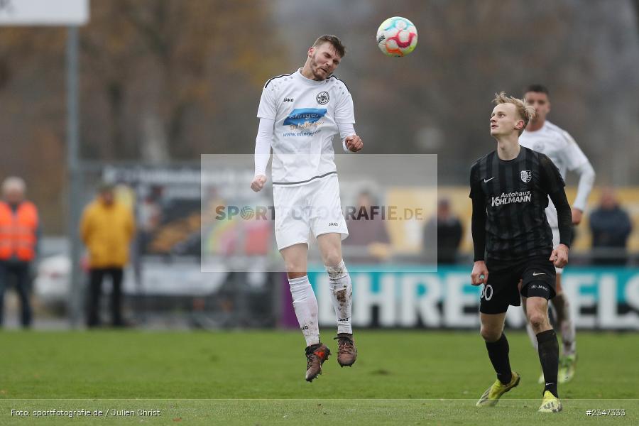 Moritz Fischer, Sportgelände, Karlburg, 26.11.2022, sport, action, Fussball, BFV, November 2022, Saison 2022/2023, 23. Spieltag, Landesliga Nordwest, ASV, TSV, ASV Rimpar, TSV Karlburg - Bild-ID: 2347333 Moritz Fischer, Sportgelände, Karlburg, 26.11.2022, sport, action, Fussball, BFV, November 2022, Saison 2022/2023, 23. Spieltag, Landesliga Nordwest, ASV, TSV, ASV Rimpar, TSV Karlburg - Bild-ID: 2347333