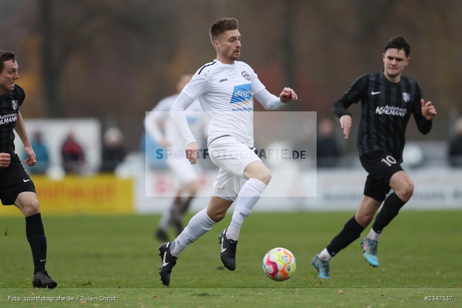 Hendrik Fragmeier, Sportgelände, Karlburg, 26.11.2022, sport, action, Fussball, BFV, November 2022, Saison 2022/2023, 23. Spieltag, Landesliga Nordwest, ASV, TSV, ASV Rimpar, TSV Karlburg - Bild-ID: 2347337