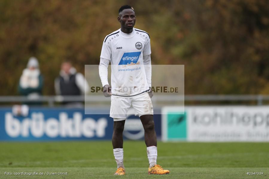 Mamadou Bah, Sportgelände, Karlburg, 26.11.2022, sport, action, Fussball, BFV, November 2022, Saison 2022/2023, 23. Spieltag, Landesliga Nordwest, ASV, TSV, ASV Rimpar, TSV Karlburg - Bild-ID: 2347339