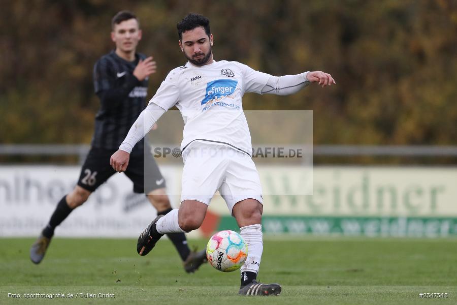 Johan Brahimi, Sportgelände, Karlburg, 26.11.2022, sport, action, Fussball, BFV, November 2022, Saison 2022/2023, 23. Spieltag, Landesliga Nordwest, ASV, TSV, ASV Rimpar, TSV Karlburg - Bild-ID: 2347343