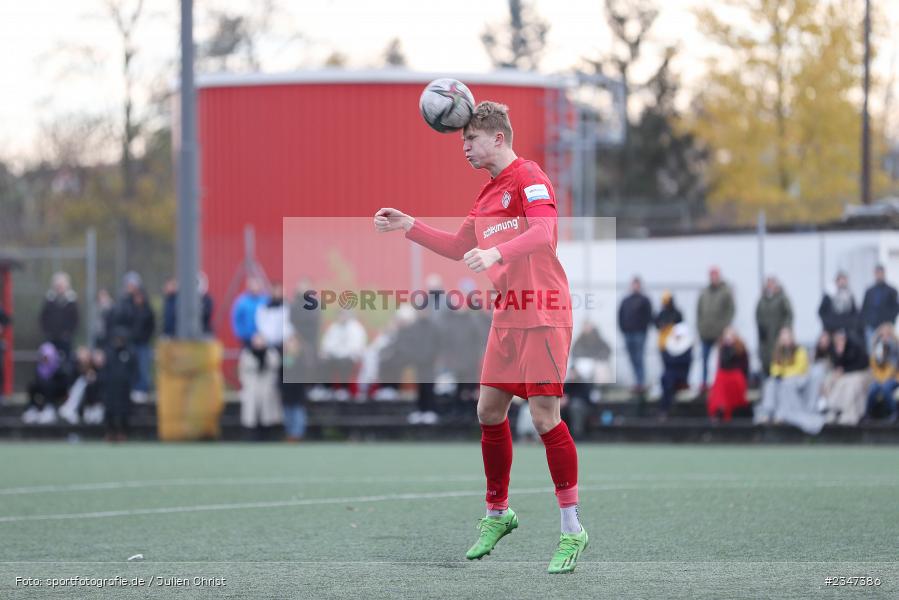Luca Breunig, FLYERALARM Arena, Würzburg, 27.11.2022, sport, action, Fussball, BFV, November 2022, Saison 2022/2023, U19 Bayernliga, 15. Spieltag, SGF, FWK, SpVgg Greuther Fürth, FC Würzburger Kickers - Bild-ID: 2347386