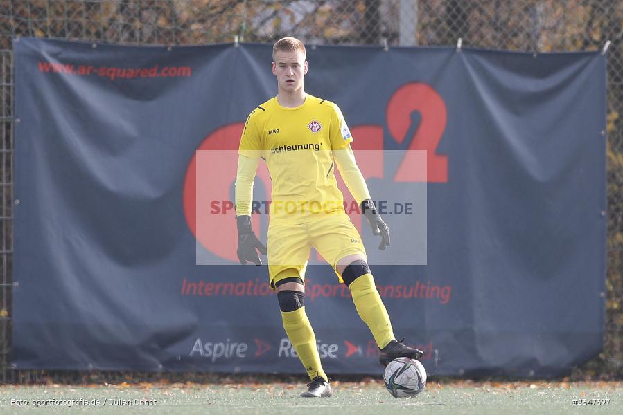 Leon Walch, FLYERALARM Arena, Würzburg, 27.11.2022, sport, action, Fussball, BFV, November 2022, Saison 2022/2023, U19 Bayernliga, 15. Spieltag, SGF, FWK, SpVgg Greuther Fürth, FC Würzburger Kickers - Bild-ID: 2347397