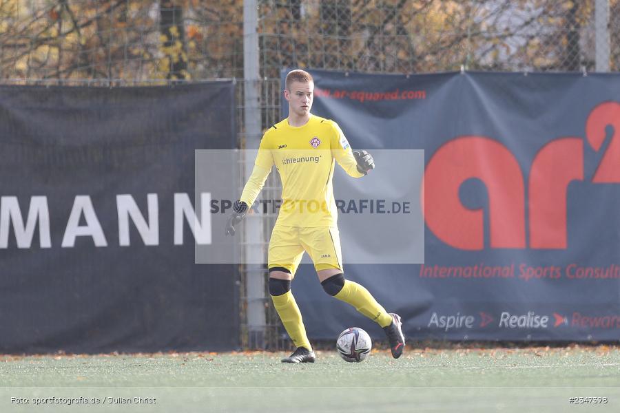 Leon Walch, FLYERALARM Arena, Würzburg, 27.11.2022, sport, action, Fussball, BFV, November 2022, Saison 2022/2023, U19 Bayernliga, 15. Spieltag, SGF, FWK, SpVgg Greuther Fürth, FC Würzburger Kickers - Bild-ID: 2347398