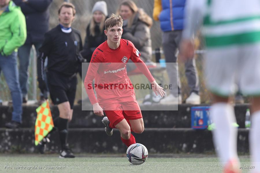 Nick Doktorczyk, FLYERALARM Arena, Würzburg, 27.11.2022, sport, action, Fussball, BFV, November 2022, Saison 2022/2023, U19 Bayernliga, 15. Spieltag, SGF, FWK, SpVgg Greuther Fürth, FC Würzburger Kickers - Bild-ID: 2347477 Nick Doktorczyk, FLYERALARM Arena, Würzburg, 27.11.2022, sport, action, Fussball, BFV, November 2022, Saison 2022/2023, U19 Bayernliga, 15. Spieltag, SGF, FWK, SpVgg Greuther Fürth, FC Würzburger Kickers - Bild-ID: 2347477