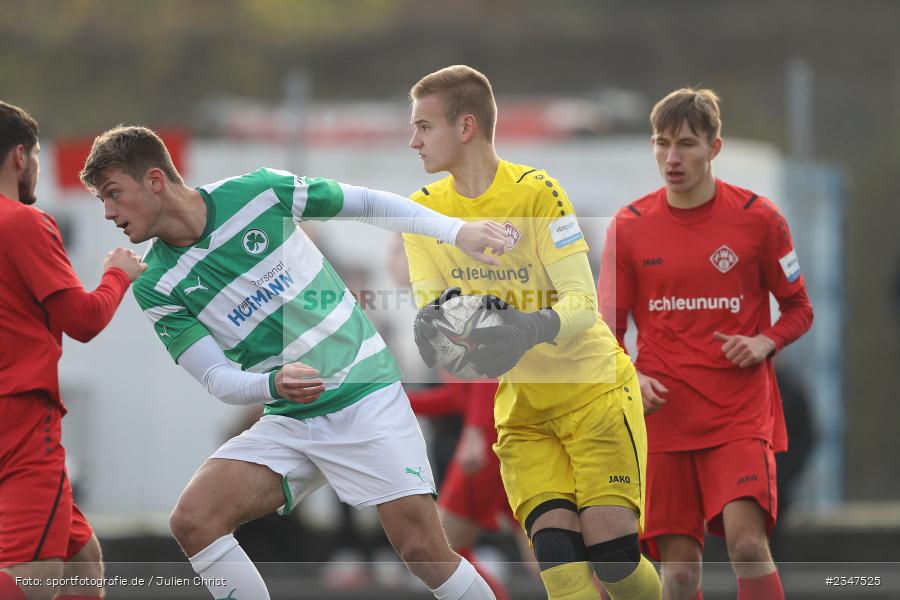 Leon Walch, FLYERALARM Arena, Würzburg, 27.11.2022, sport, action, Fussball, BFV, November 2022, Saison 2022/2023, U19 Bayernliga, 15. Spieltag, SGF, FWK, SpVgg Greuther Fürth, FC Würzburger Kickers - Bild-ID: 2347525