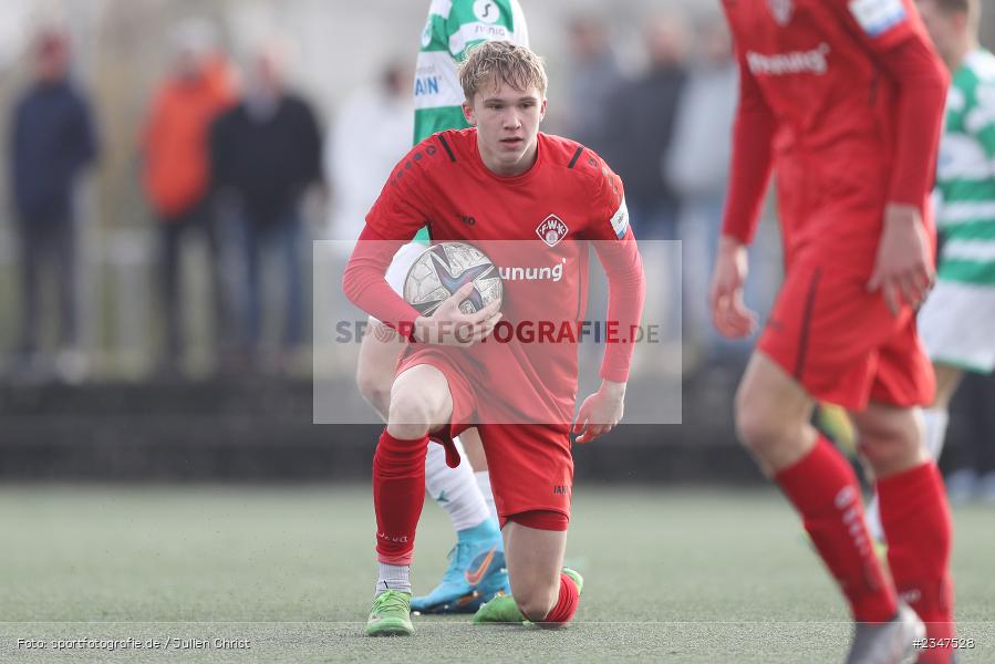 Luca Breunig, FLYERALARM Arena, Würzburg, 27.11.2022, sport, action, Fussball, BFV, November 2022, Saison 2022/2023, U19 Bayernliga, 15. Spieltag, SGF, FWK, SpVgg Greuther Fürth, FC Würzburger Kickers - Bild-ID: 2347528