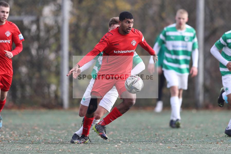 Geremi Perera, FLYERALARM Arena, Würzburg, 27.11.2022, sport, action, Fussball, BFV, November 2022, Saison 2022/2023, U19 Bayernliga, 15. Spieltag, SGF, FWK, SpVgg Greuther Fürth, FC Würzburger Kickers - Bild-ID: 2347530