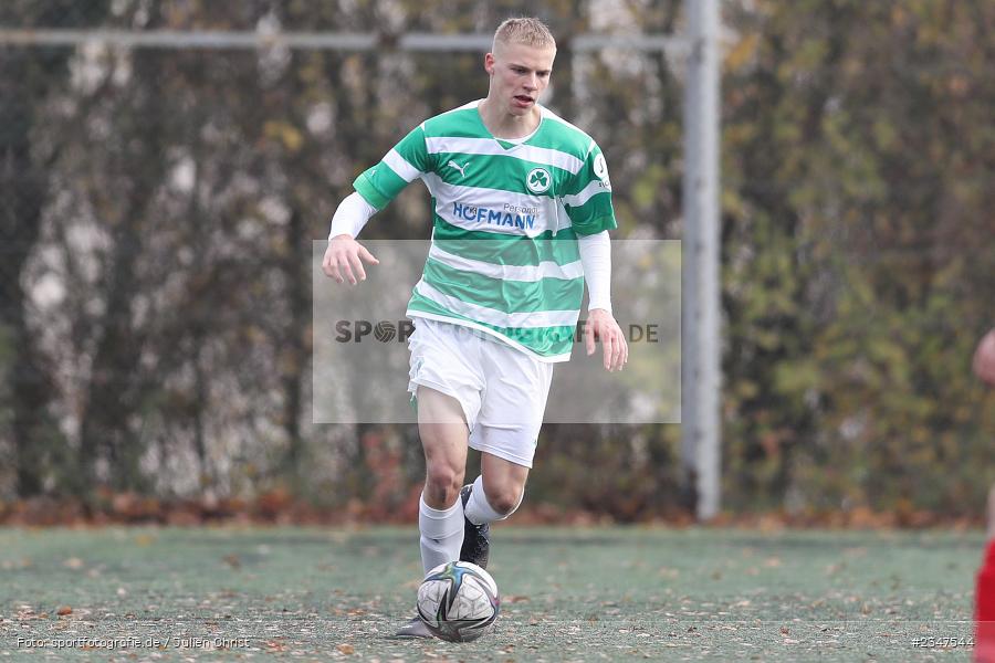 Christoph Meister, FLYERALARM Arena, Würzburg, 27.11.2022, sport, action, Fussball, BFV, November 2022, Saison 2022/2023, U19 Bayernliga, 15. Spieltag, SGF, FWK, SpVgg Greuther Fürth, FC Würzburger Kickers - Bild-ID: 2347544