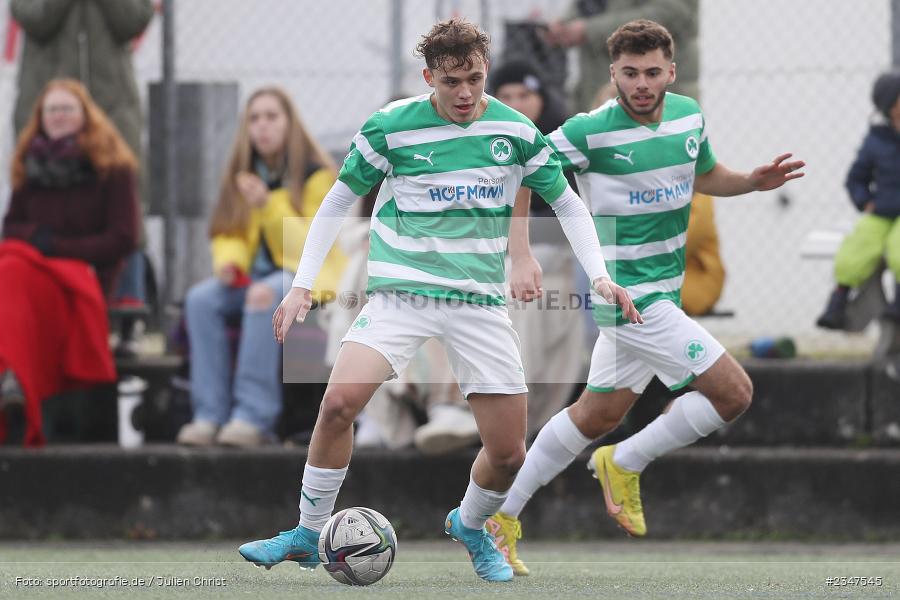 Marlon Fries, FLYERALARM Arena, Würzburg, 27.11.2022, sport, action, Fussball, BFV, November 2022, Saison 2022/2023, U19 Bayernliga, 15. Spieltag, SGF, FWK, SpVgg Greuther Fürth, FC Würzburger Kickers - Bild-ID: 2347545