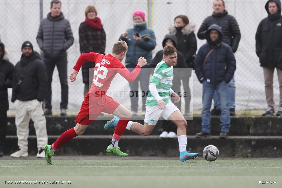 Marlon Fries, FLYERALARM Arena, Würzburg, 27.11.2022, sport, action, Fussball, BFV, November 2022, Saison 2022/2023, U19 Bayernliga, 15. Spieltag, SGF, FWK, SpVgg Greuther Fürth, FC Würzburger Kickers - Bild-ID: 2347574