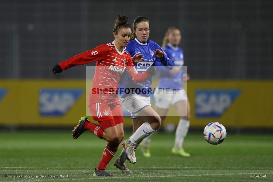 Lina Magull, Dietmar-Hopp-Stadion, Hoffenheim, 02.12.2022, sport, action, Fussball, DFB, Dezember 2022, Saison 2022/2023, 9. Spieltag, FFBL, FLYERALARM Frauen-Bundesliga, FCB, TSG, FC Bayern München, TSG Hoffenheim - Bild-ID: 2347648