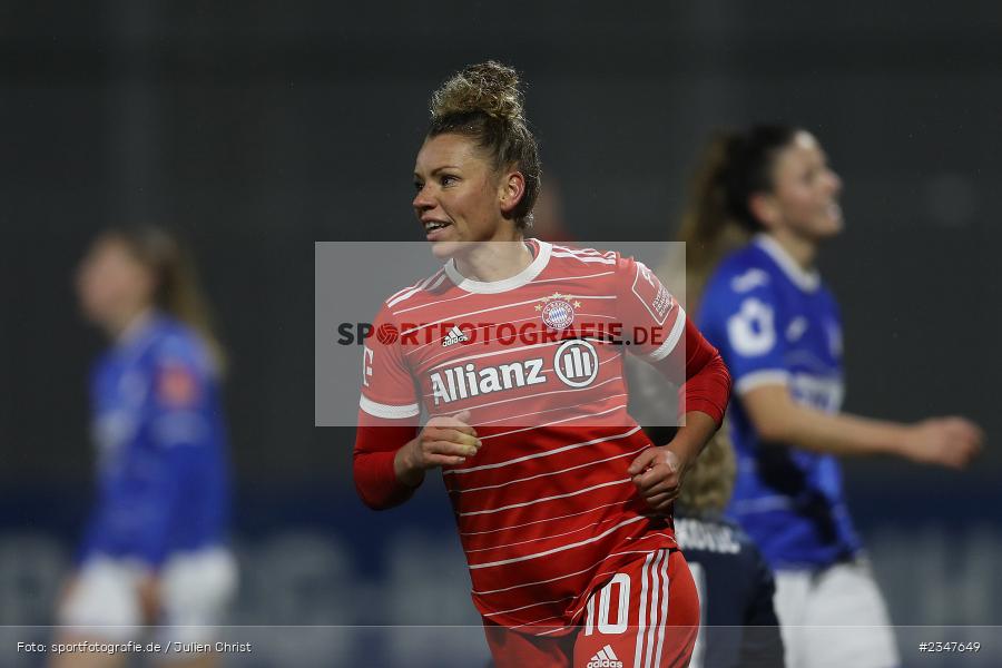 Linda Dallmann, Dietmar-Hopp-Stadion, Hoffenheim, 02.12.2022, sport, action, Fussball, DFB, Dezember 2022, Saison 2022/2023, 9. Spieltag, FFBL, FLYERALARM Frauen-Bundesliga, FCB, TSG, FC Bayern München, TSG Hoffenheim - Bild-ID: 2347649
