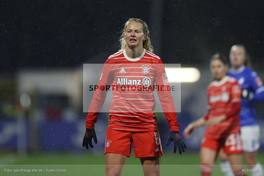 Maximiliane Rall, Dietmar-Hopp-Stadion, Hoffenheim, 02.12.2022, sport, action, Fussball, DFB, Dezember 2022, Saison 2022/2023, 9. Spieltag, FFBL, FLYERALARM Frauen-Bundesliga, FCB, TSG, FC Bayern München, TSG Hoffenheim - Bild-ID: 2347655