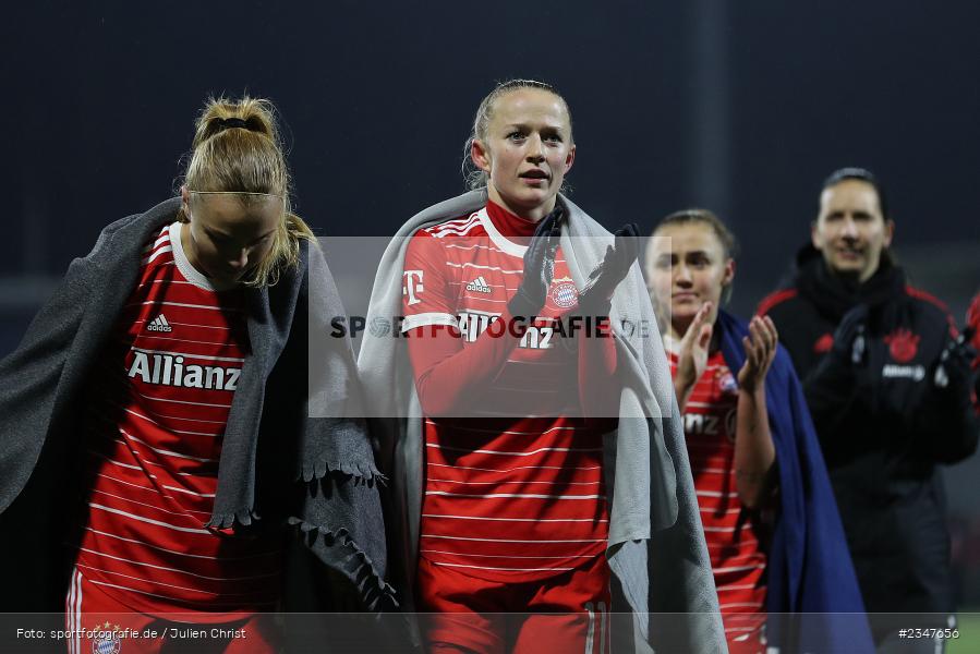 Lea Schüller, Dietmar-Hopp-Stadion, Hoffenheim, 02.12.2022, sport, action, Fussball, DFB, Dezember 2022, Saison 2022/2023, 9. Spieltag, FFBL, FLYERALARM Frauen-Bundesliga, FCB, TSG, FC Bayern München, TSG Hoffenheim - Bild-ID: 2347656