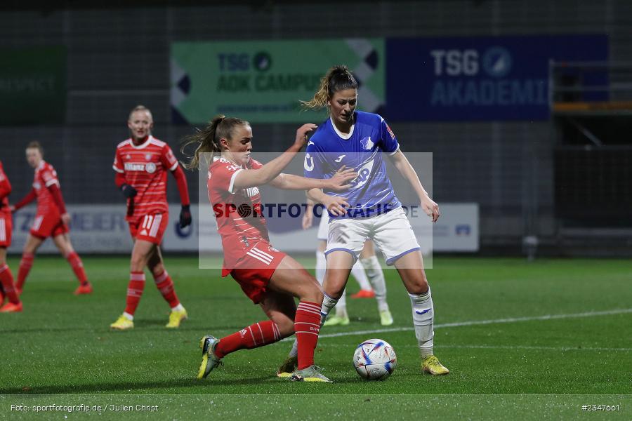 Georgia Stanway, Dietmar-Hopp-Stadion, Hoffenheim, 02.12.2022, sport, action, Fussball, DFB, Dezember 2022, Saison 2022/2023, 9. Spieltag, FFBL, FLYERALARM Frauen-Bundesliga, FCB, TSG, FC Bayern München, TSG Hoffenheim - Bild-ID: 2347661