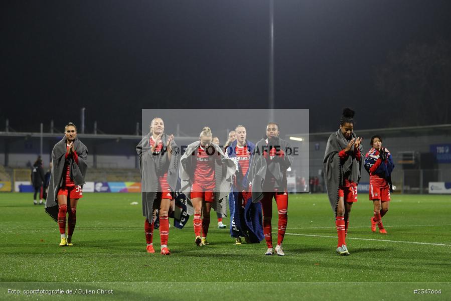 Tainara de Souza da Silva, Emelyne Laurent, Lea Schüller, Jana Kappes, Glódís Perla Viggósdóttir, Dietmar-Hopp-Stadion, Hoffenheim, 02.12.2022, sport, action, Fussball, DFB, Dezember 2022, Saison 2022/2023, 9. Spieltag, FFBL, FLYERALARM Frauen-Bundesliga, FCB, TSG, FC Bayern München, TSG Hoffenheim - Bild-ID: 2347664