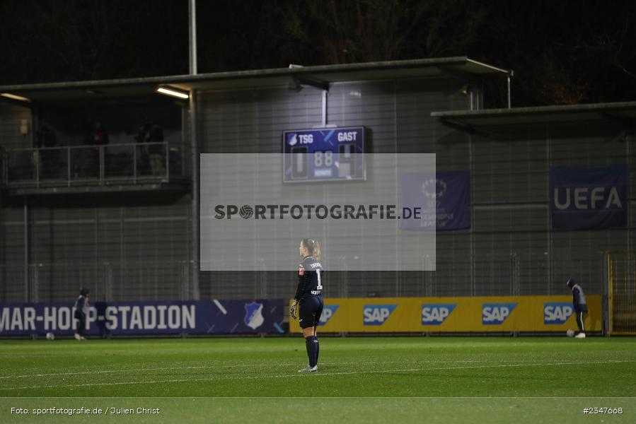 Martina Tufekovic, Dietmar-Hopp-Stadion, Hoffenheim, 02.12.2022, sport, action, Fussball, DFB, Dezember 2022, Saison 2022/2023, 9. Spieltag, FFBL, FLYERALARM Frauen-Bundesliga, FCB, TSG, FC Bayern München, TSG Hoffenheim - Bild-ID: 2347668