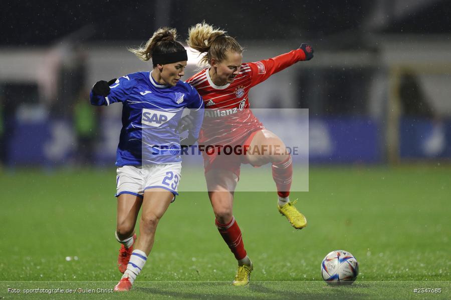 Ereleta Memeti, Dietmar-Hopp-Stadion, Hoffenheim, 02.12.2022, sport, action, Fussball, DFB, Dezember 2022, Saison 2022/2023, 9. Spieltag, FFBL, FLYERALARM Frauen-Bundesliga, FCB, TSG, FC Bayern München, TSG Hoffenheim - Bild-ID: 2347685