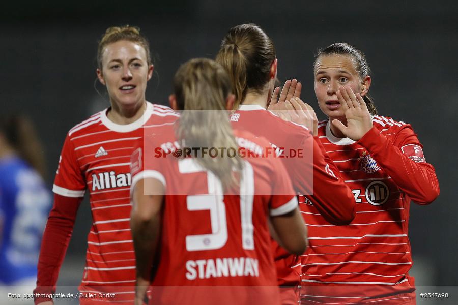 Klara Bühl, Dietmar-Hopp-Stadion, Hoffenheim, 02.12.2022, sport, action, Fussball, DFB, Dezember 2022, Saison 2022/2023, 9. Spieltag, FFBL, FLYERALARM Frauen-Bundesliga, FCB, TSG, FC Bayern München, TSG Hoffenheim - Bild-ID: 2347698