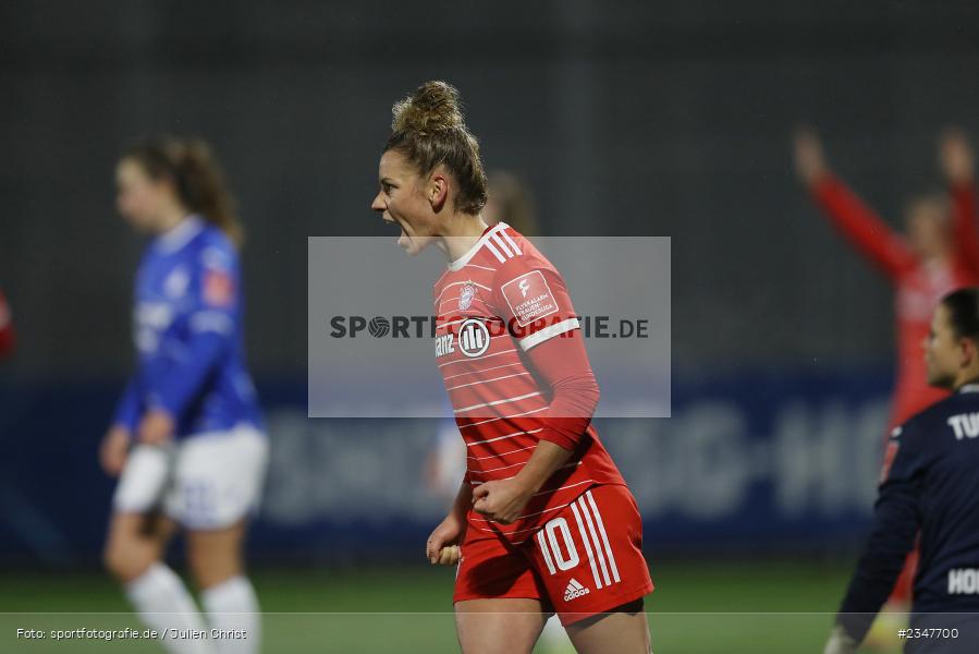Linda Dallmann, Dietmar-Hopp-Stadion, Hoffenheim, 02.12.2022, sport, action, Fussball, DFB, Dezember 2022, Saison 2022/2023, 9. Spieltag, FFBL, FLYERALARM Frauen-Bundesliga, FCB, TSG, FC Bayern München, TSG Hoffenheim - Bild-ID: 2347700