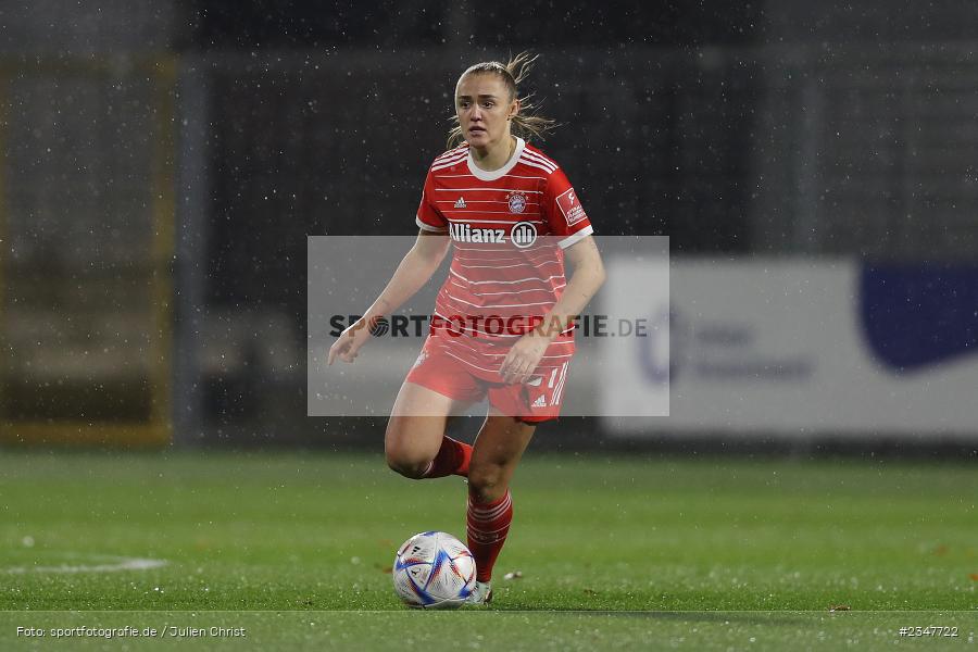 Georgia Stanway, Dietmar-Hopp-Stadion, Hoffenheim, 02.12.2022, sport, action, Fussball, DFB, Dezember 2022, Saison 2022/2023, 9. Spieltag, FFBL, FLYERALARM Frauen-Bundesliga, FCB, TSG, FC Bayern München, TSG Hoffenheim - Bild-ID: 2347722 Georgia Stanway, Dietmar-Hopp-Stadion, Hoffenheim, 02.12.2022, sport, action, Fussball, DFB, Dezember 2022, Saison 2022/2023, 9. Spieltag, FFBL, FLYERALARM Frauen-Bundesliga, FCB, TSG, FC Bayern München, TSG Hoffenheim - Bild-ID: 2347722