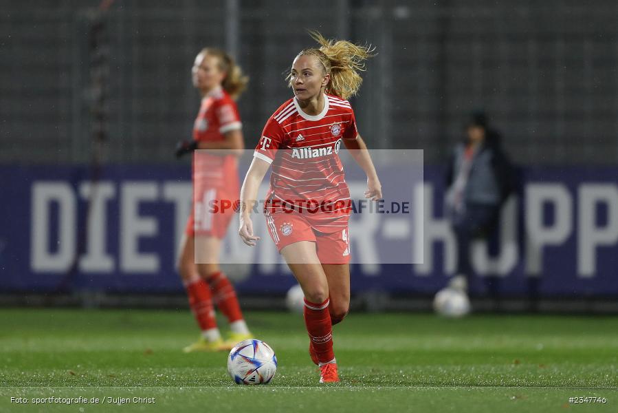 Glódís Perla Viggósdóttir, Dietmar-Hopp-Stadion, Hoffenheim, 02.12.2022, sport, action, Fussball, DFB, Dezember 2022, Saison 2022/2023, 9. Spieltag, FFBL, FLYERALARM Frauen-Bundesliga, FCB, TSG, FC Bayern München, TSG Hoffenheim - Bild-ID: 2347746 Glódís Perla Viggósdóttir, Dietmar-Hopp-Stadion, Hoffenheim, 02.12.2022, sport, action, Fussball, DFB, Dezember 2022, Saison 2022/2023, 9. Spieltag, FFBL, FLYERALARM Frauen-Bundesliga, FCB, TSG, FC Bayern München, TSG Hoffenheim - Bild-ID: 2347746