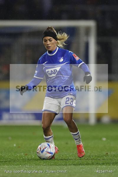 Ereleta Memeti, Dietmar-Hopp-Stadion, Hoffenheim, 02.12.2022, sport, action, Fussball, DFB, Dezember 2022, Saison 2022/2023, 9. Spieltag, FFBL, FLYERALARM Frauen-Bundesliga, FCB, TSG, FC Bayern München, TSG Hoffenheim - Bild-ID: 2347748
