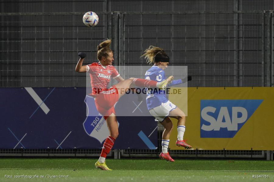 Maximiliane Rall, Dietmar-Hopp-Stadion, Hoffenheim, 02.12.2022, sport, action, Fussball, DFB, Dezember 2022, Saison 2022/2023, 9. Spieltag, FFBL, FLYERALARM Frauen-Bundesliga, FCB, TSG, FC Bayern München, TSG Hoffenheim - Bild-ID: 2347751 Maximiliane Rall, Dietmar-Hopp-Stadion, Hoffenheim, 02.12.2022, sport, action, Fussball, DFB, Dezember 2022, Saison 2022/2023, 9. Spieltag, FFBL, FLYERALARM Frauen-Bundesliga, FCB, TSG, FC Bayern München, TSG Hoffenheim - Bild-ID: 2347751