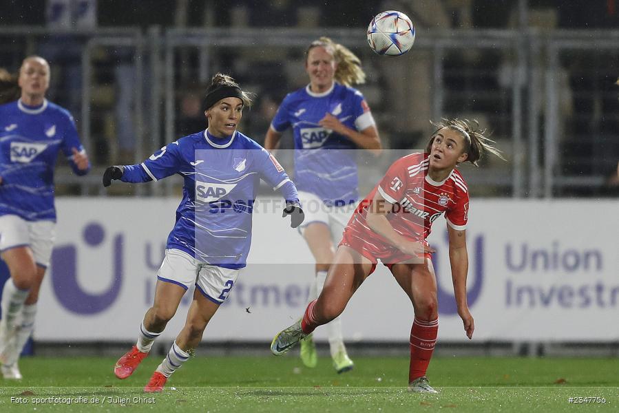 Ereleta Memeti, Dietmar-Hopp-Stadion, Hoffenheim, 02.12.2022, sport, action, Fussball, DFB, Dezember 2022, Saison 2022/2023, 9. Spieltag, FFBL, FLYERALARM Frauen-Bundesliga, FCB, TSG, FC Bayern München, TSG Hoffenheim - Bild-ID: 2347756