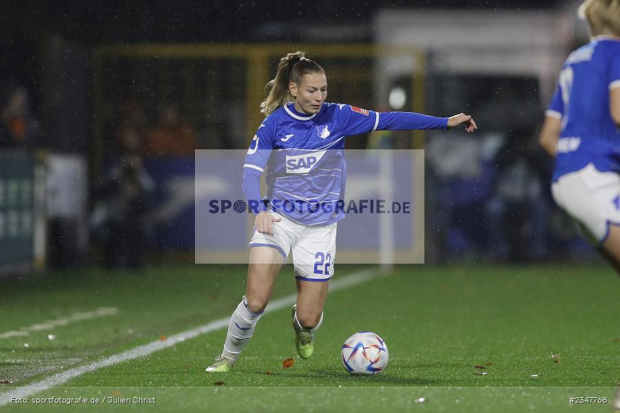 Sarai Linder, Dietmar-Hopp-Stadion, Hoffenheim, 02.12.2022, sport, action, Fussball, DFB, Dezember 2022, Saison 2022/2023, 9. Spieltag, FFBL, FLYERALARM Frauen-Bundesliga, FCB, TSG, FC Bayern München, TSG Hoffenheim - Bild-ID: 2347768 Sarai Linder, Dietmar-Hopp-Stadion, Hoffenheim, 02.12.2022, sport, action, Fussball, DFB, Dezember 2022, Saison 2022/2023, 9. Spieltag, FFBL, FLYERALARM Frauen-Bundesliga, FCB, TSG, FC Bayern München, TSG Hoffenheim - Bild-ID: 2347768