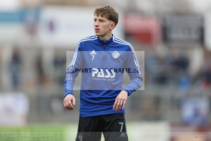 Benedict Laverty, Stadion am Schönbusch, Aschaffenburg, 03.12.2022, sport, action, Fussball, BFV, Dezember 2022, Saison 2022/2023, 24. Spieltag, Regionalliga Bayern, FCB, SVA, FC Bayern München II, SV Viktoria Aschaffenburg - Bild-ID: 2347777