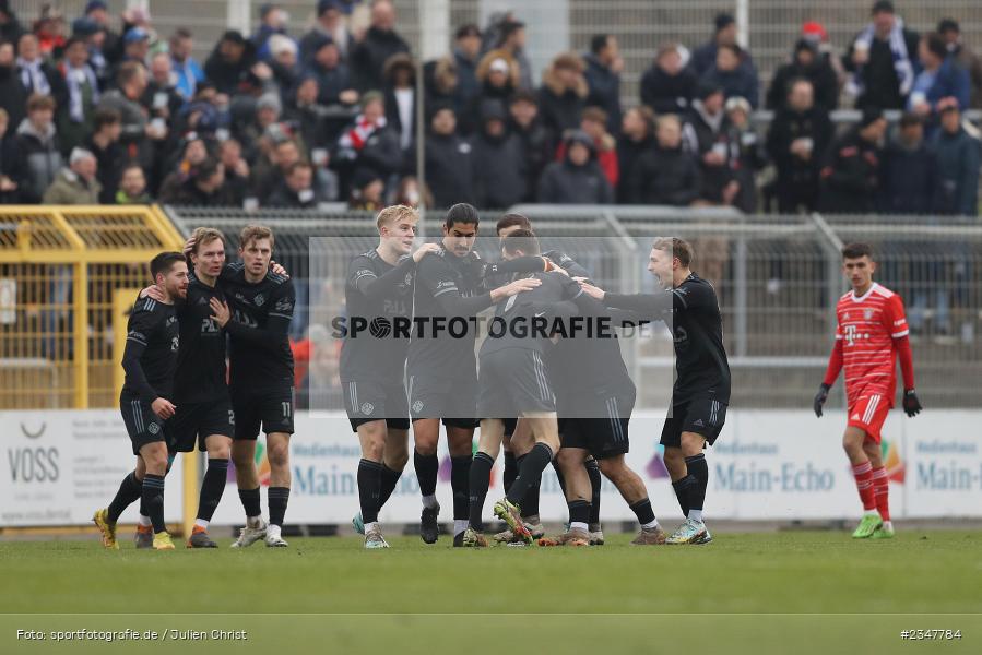 Clay Verkaj, Stadion am Schönbusch, Aschaffenburg, 03.12.2022, sport, action, Fussball, BFV, Dezember 2022, Saison 2022/2023, 24. Spieltag, Regionalliga Bayern, FCB, SVA, FC Bayern München II, SV Viktoria Aschaffenburg - Bild-ID: 2347784