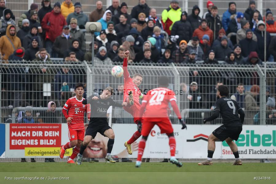 Timo Kern, Stadion am Schönbusch, Aschaffenburg, 03.12.2022, sport, action, Fussball, BFV, Dezember 2022, Saison 2022/2023, 24. Spieltag, Regionalliga Bayern, FCB, SVA, FC Bayern München II, SV Viktoria Aschaffenburg - Bild-ID: 2347818 Timo Kern, Stadion am Schönbusch, Aschaffenburg, 03.12.2022, sport, action, Fussball, BFV, Dezember 2022, Saison 2022/2023, 24. Spieltag, Regionalliga Bayern, FCB, SVA, FC Bayern München II, SV Viktoria Aschaffenburg - Bild-ID: 2347818