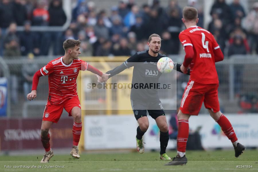 Nicolas Hebisch, Stadion am Schönbusch, Aschaffenburg, 03.12.2022, sport, action, Fussball, BFV, Dezember 2022, Saison 2022/2023, 24. Spieltag, Regionalliga Bayern, FCB, SVA, FC Bayern München II, SV Viktoria Aschaffenburg - Bild-ID: 2347834