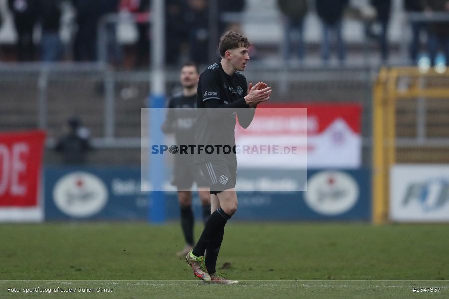 Benedict Laverty, Stadion am Schönbusch, Aschaffenburg, 03.12.2022, sport, action, Fussball, BFV, Dezember 2022, Saison 2022/2023, 24. Spieltag, Regionalliga Bayern, FCB, SVA, FC Bayern München II, SV Viktoria Aschaffenburg - Bild-ID: 2347837
