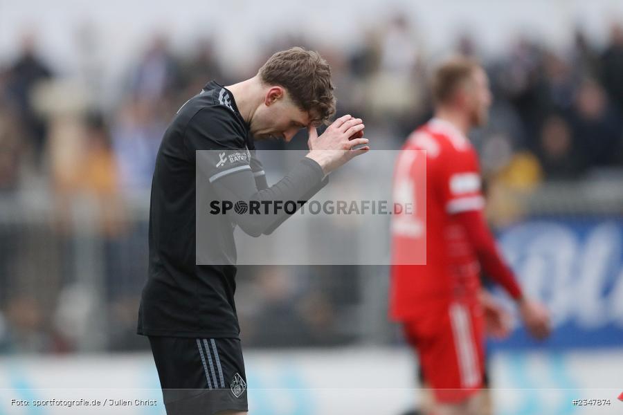 Benedict Laverty, Stadion am Schönbusch, Aschaffenburg, 03.12.2022, sport, action, Fussball, BFV, Dezember 2022, Saison 2022/2023, 24. Spieltag, Regionalliga Bayern, FCB, SVA, FC Bayern München II, SV Viktoria Aschaffenburg - Bild-ID: 2347874