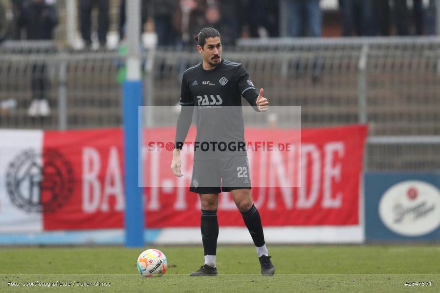 Hamza Boutakhrit, Stadion am Schönbusch, Aschaffenburg, 03.12.2022, sport, action, Fussball, BFV, Dezember 2022, Saison 2022/2023, 24. Spieltag, Regionalliga Bayern, FCB, SVA, FC Bayern München II, SV Viktoria Aschaffenburg - Bild-ID: 2347891 Hamza Boutakhrit, Stadion am Schönbusch, Aschaffenburg, 03.12.2022, sport, action, Fussball, BFV, Dezember 2022, Saison 2022/2023, 24. Spieltag, Regionalliga Bayern, FCB, SVA, FC Bayern München II, SV Viktoria Aschaffenburg - Bild-ID: 2347891
