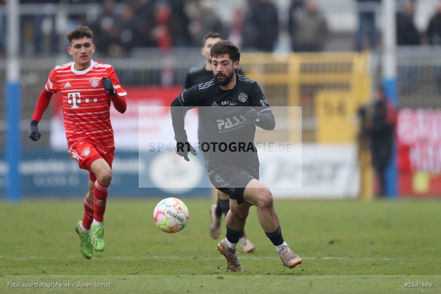 Clay Verkaj, Stadion am Schönbusch, Aschaffenburg, 03.12.2022, sport, action, Fussball, BFV, Dezember 2022, Saison 2022/2023, 24. Spieltag, Regionalliga Bayern, FCB, SVA, FC Bayern München II, SV Viktoria Aschaffenburg - Bild-ID: 2347896 Clay Verkaj, Stadion am Schönbusch, Aschaffenburg, 03.12.2022, sport, action, Fussball, BFV, Dezember 2022, Saison 2022/2023, 24. Spieltag, Regionalliga Bayern, FCB, SVA, FC Bayern München II, SV Viktoria Aschaffenburg - Bild-ID: 2347896