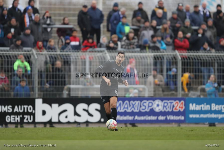 Hamza Boutakhrit, Stadion am Schönbusch, Aschaffenburg, 03.12.2022, sport, action, Fussball, BFV, Dezember 2022, Saison 2022/2023, 24. Spieltag, Regionalliga Bayern, FCB, SVA, FC Bayern München II, SV Viktoria Aschaffenburg - Bild-ID: 2347926